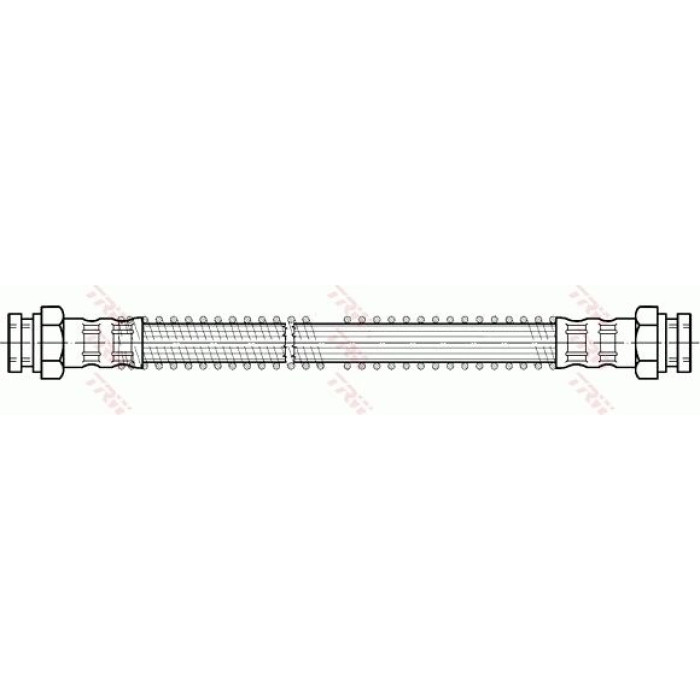 TRW Bremsschlauch Hinterachse rechts PHA326 TRW Bremsschlauch Hinterachse rechts PHA326