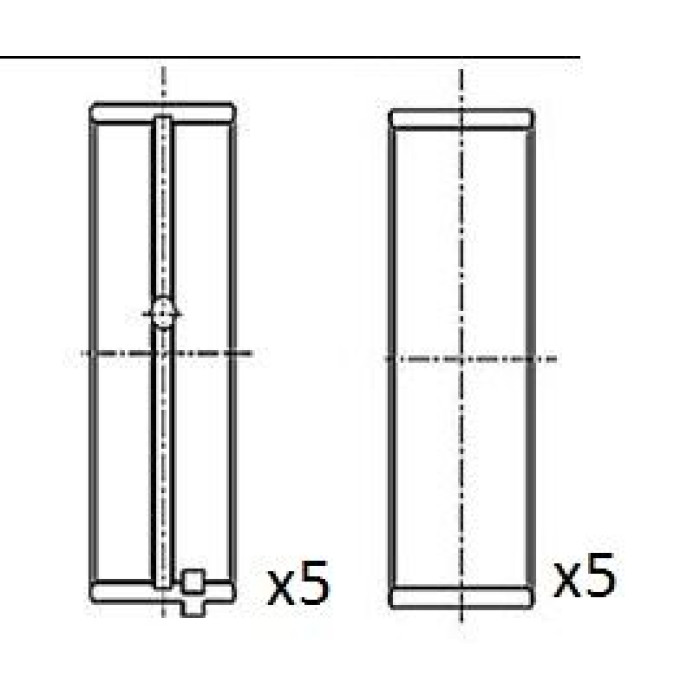 FAI AutoParts Kurbelwellenlager BM1023-STD