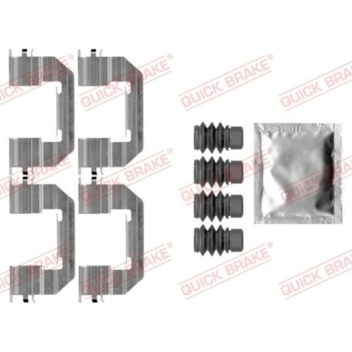Quick Brake Zubehörsatz für Bremssattel 109-0011 Quick Brake Zubehörsatz für Bremssattel 109-0011
