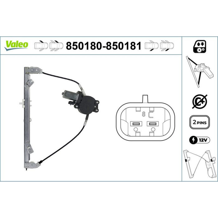 VALEO 850181 Fensterheber VALEO 850181 Fensterheber