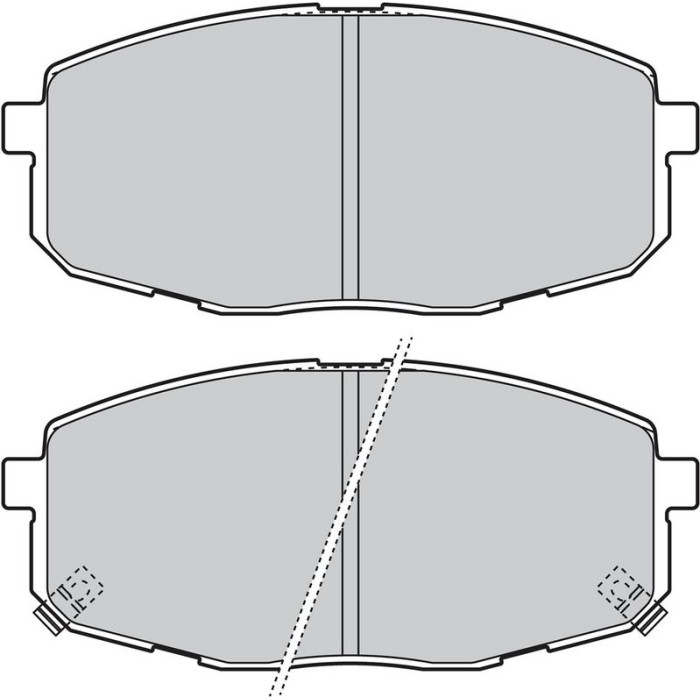 Valeo Bremsbelagsatz 598842 Valeo Bremsbelagsatz 598842
