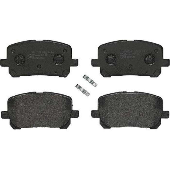 P 83 061 Brembo Prime Bremsbelagsatz Vorderachse – P 83 061 – 123 x 60 x 17 mm – Bremssystem Akebono – OE Nummer 0446502070 P 83 061 Brembo Prime Bremsbelagsatz Vorderachse – P 83 061 – 123 x 60 x 17 mm – Bremssystem Akebono – OE Nummer 0446502070