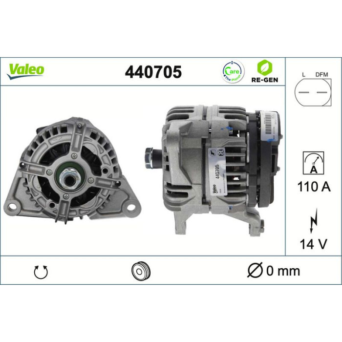 Valeo Lichtmaschine 440705 Valeo Lichtmaschine 440705