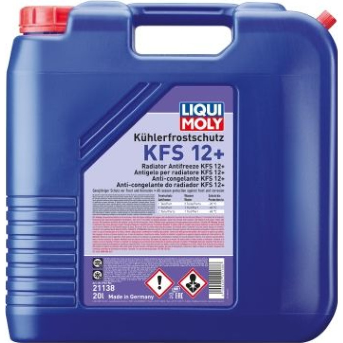 Liqui Moly Kühlerfrostschutz KFS 12+ 20 l 21138 Liqui Moly Kühlerfrostschutz KFS 12+ 20 l 21138