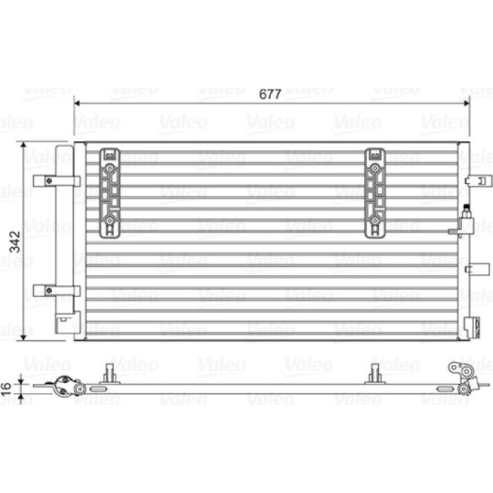 Valeo Klimakondensator 814419
