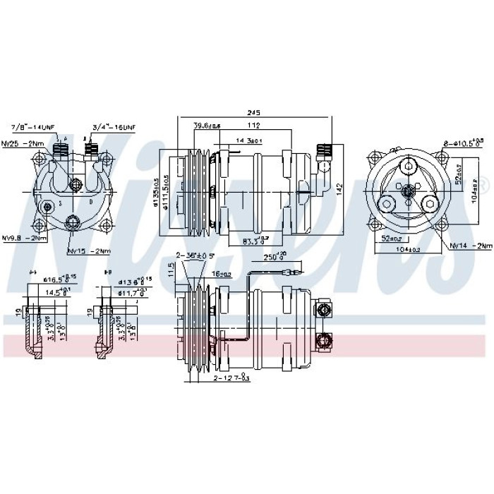 Nissens Klimakompressor PKW 89321 Nissens Klimakompressor PKW 89321