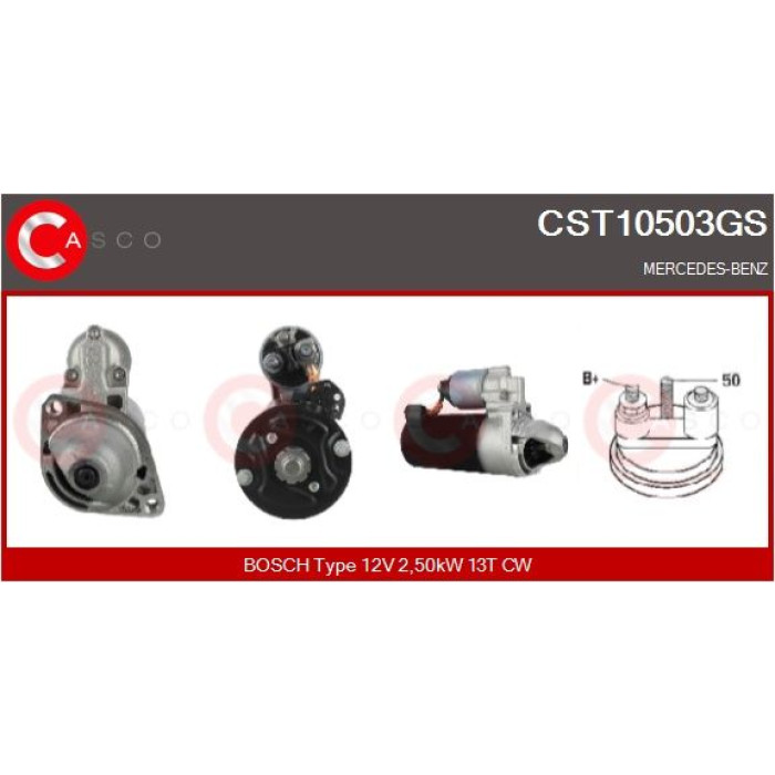 CASCO Anlasser CST10503GS CASCO Anlasser CST10503GS