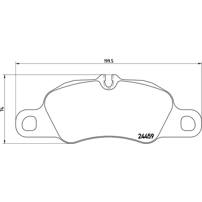 BREMBO Bremsklötze VA P 65 019 BREMBO Bremsklötze VA P 65 019