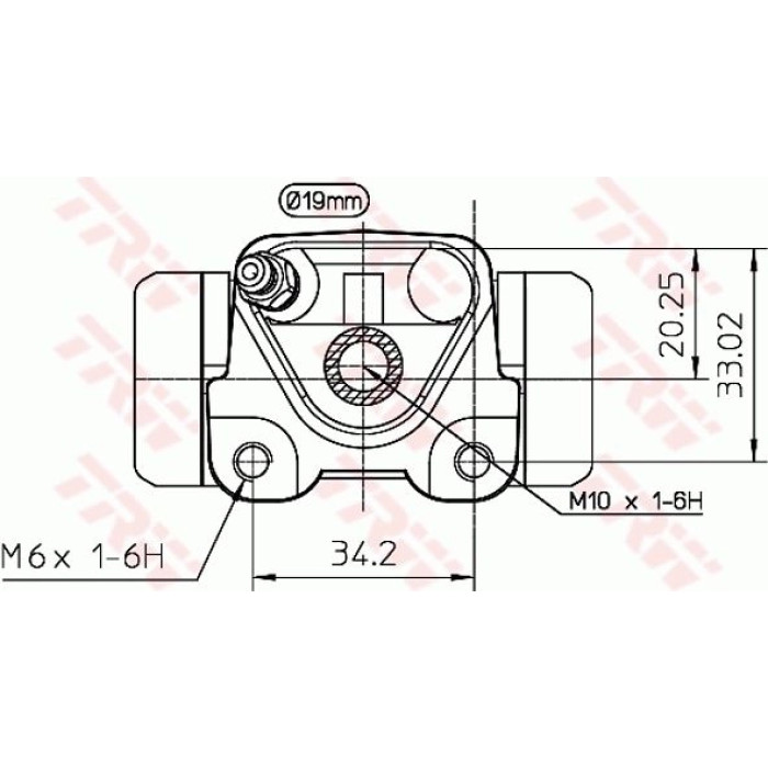 TRW Radbremszylinder BWD270 TRW Radbremszylinder BWD270