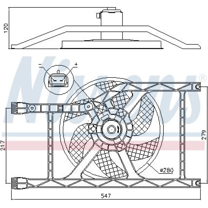 Nissens Kühlerlüfter PKW 85920 Nissens Kühlerlüfter PKW 85920