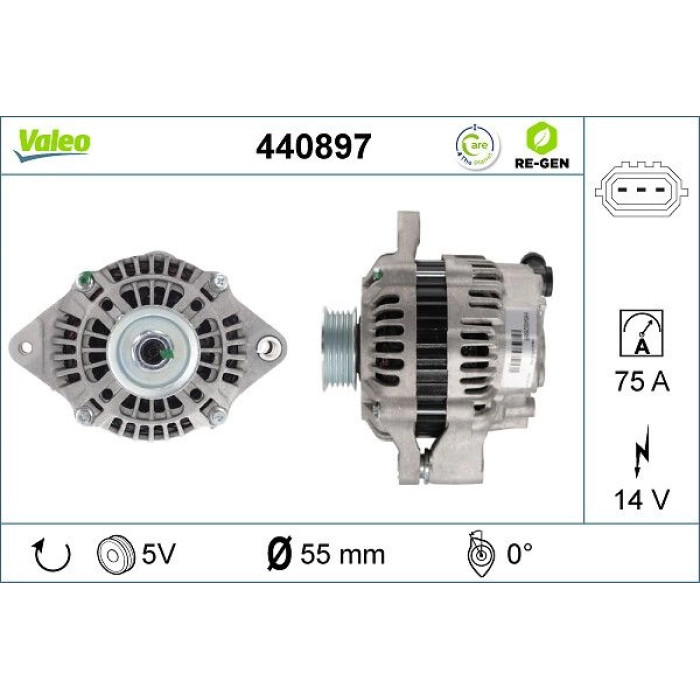 Valeo Lichtmaschine 440897 Valeo Lichtmaschine 440897