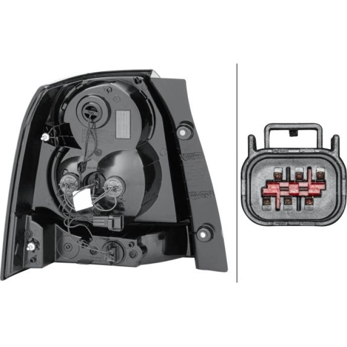 2VP 354 814-021 HECKLEUCHTE R HELLA 2VP 354 814-021 HECKLEUCHTE R HELLA