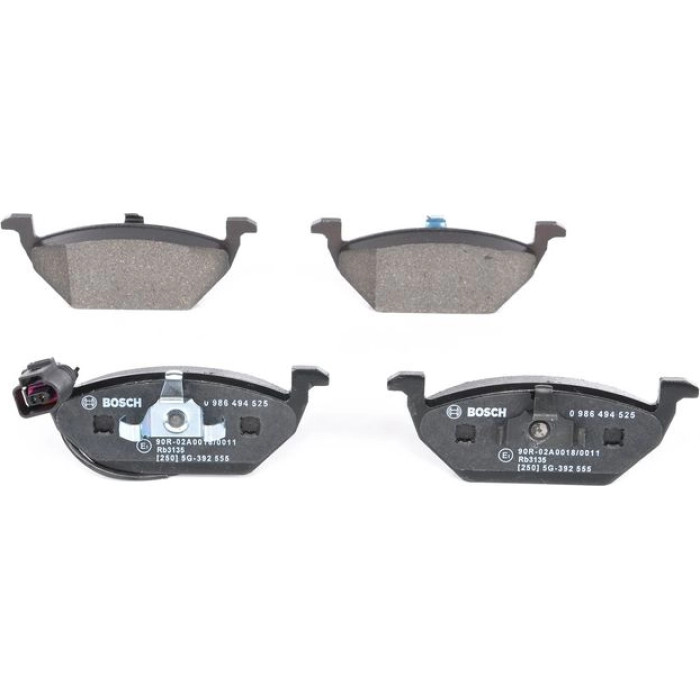 0 986 494 525 Bosch Bremsbelagsatz 0 986 494 525 0 986 494 525 Bosch Bremsbelagsatz 0 986 494 525