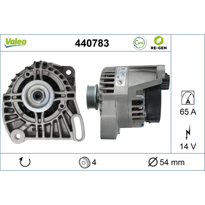 Valeo Lichtmaschine 440783 Valeo Lichtmaschine 440783