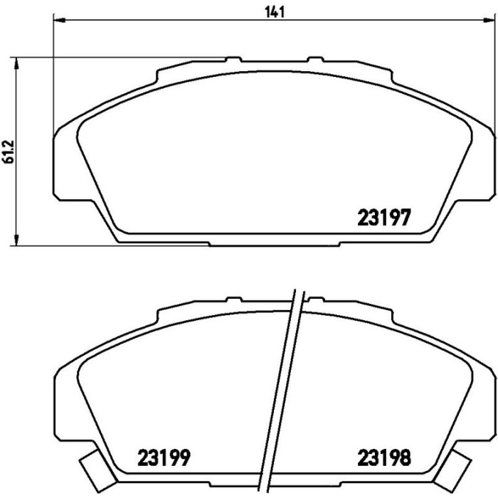 P 28 041 BREMBO Bremsbelagsatz, Scheibenbremse P 28 041 P 28 041 BREMBO Bremsbelagsatz, Scheibenbremse P 28 041