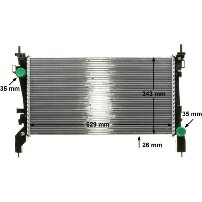 Kühler, Motorkühlung CR 1131 000P Kühler, Motorkühlung CR 1131 000P
