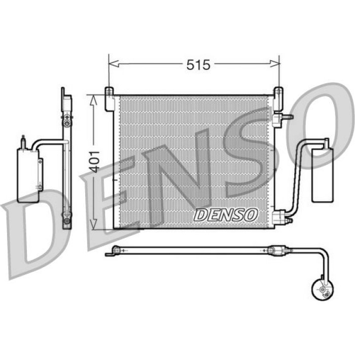 Denso Klimakondensator DCN20033