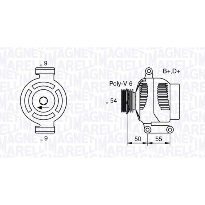 63358061010 Magneti Marelli Lichtmaschine 63358061010 63358061010 Magneti Marelli Lichtmaschine 63358061010