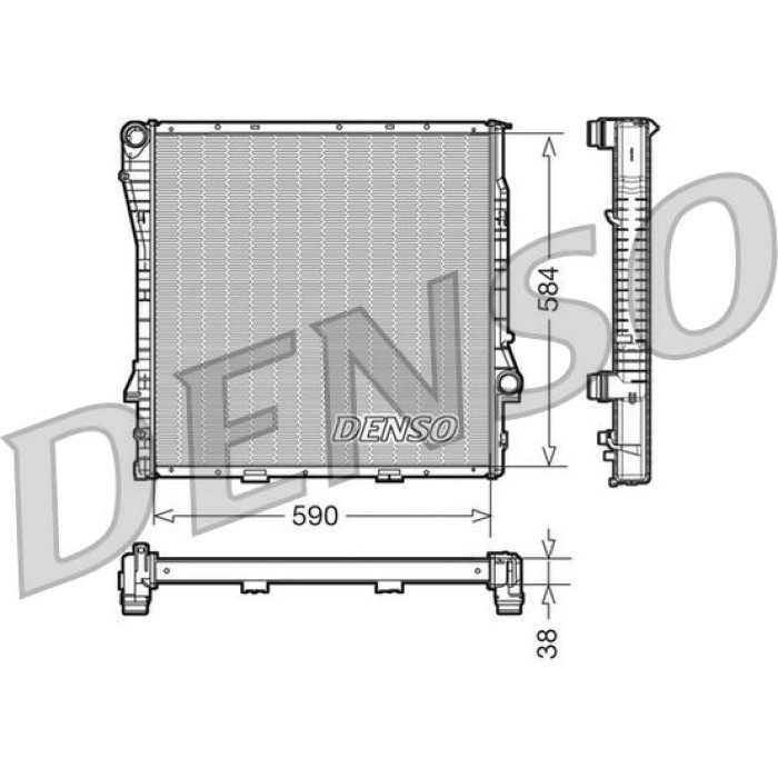 Denso Motorkühler DRM05117 Denso Motorkühler DRM05117