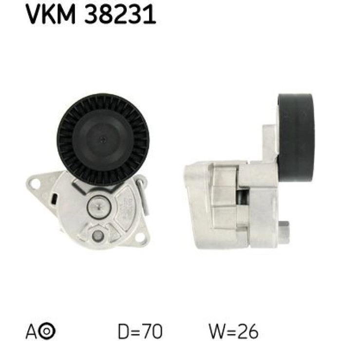 SKF Keilrippenriemen-Spannrolle VKM 38231 SKF Keilrippenriemen-Spannrolle VKM 38231