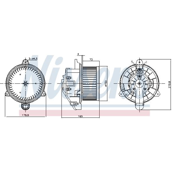 Nissens Innenraumgebläse 87536 Nissens Innenraumgebläse 87536