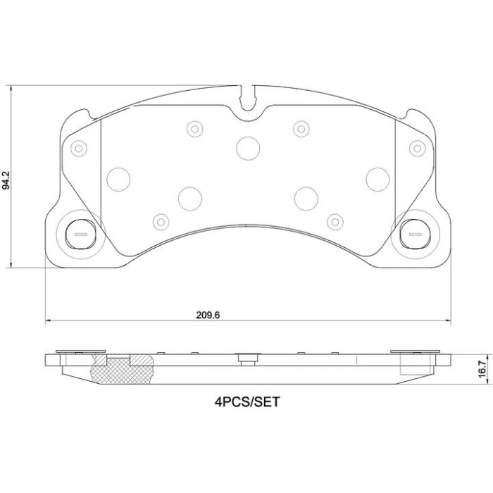 BREMBO Bremsbelagsatz, Scheibenbremse P 65 053 BREMBO Bremsbelagsatz, Scheibenbremse P 65 053