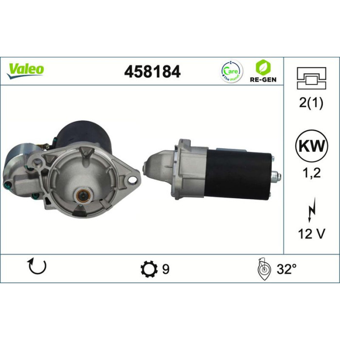 Valeo Anlasser 458184 Valeo Anlasser 458184