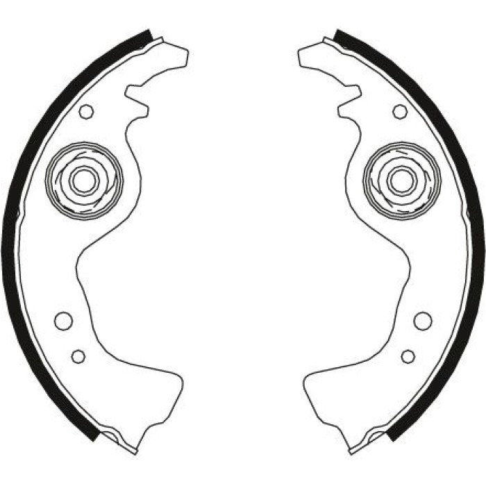 TRW Bremsbackensatz GS8234 TRW Bremsbackensatz GS8234