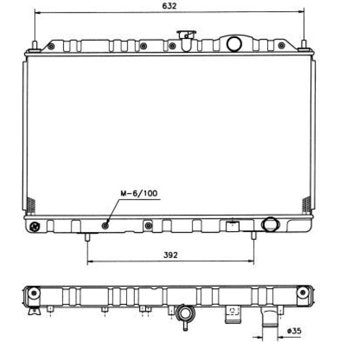 NRF Motorkühler 513485 NRF Motorkühler 513485