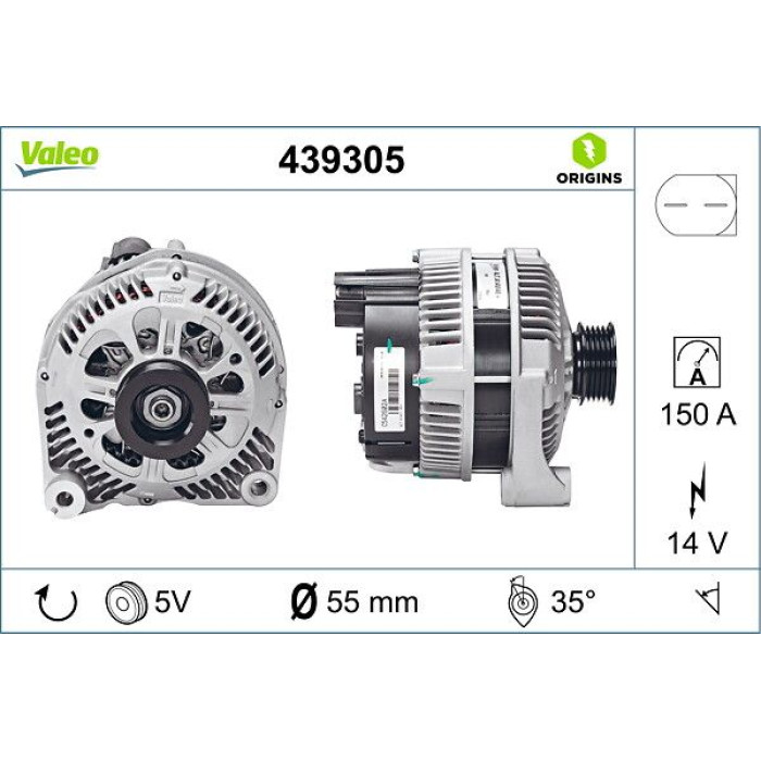 Valeo Lichtmaschine 439305 Valeo Lichtmaschine 439305