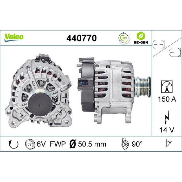 Valeo Lichtmaschine 440770 Valeo Lichtmaschine 440770