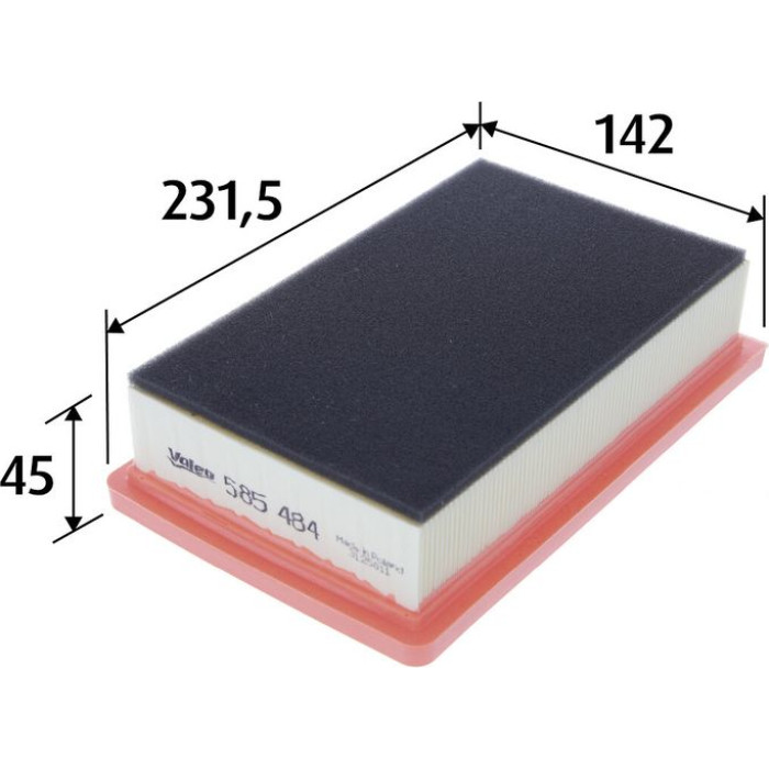 Valeo Luftfilter 585484