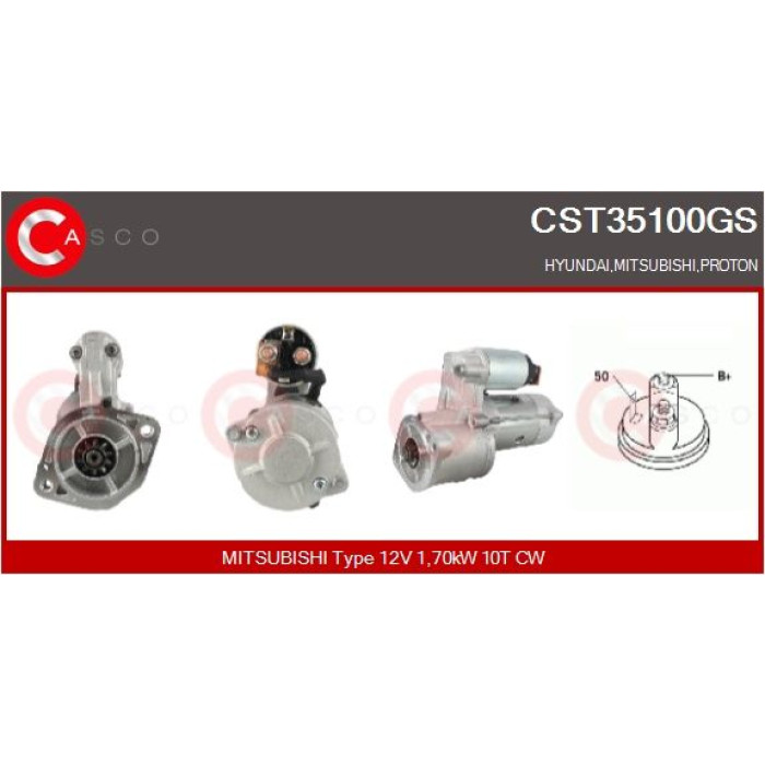 CASCO Anlasser CST35100GS CASCO Anlasser CST35100GS