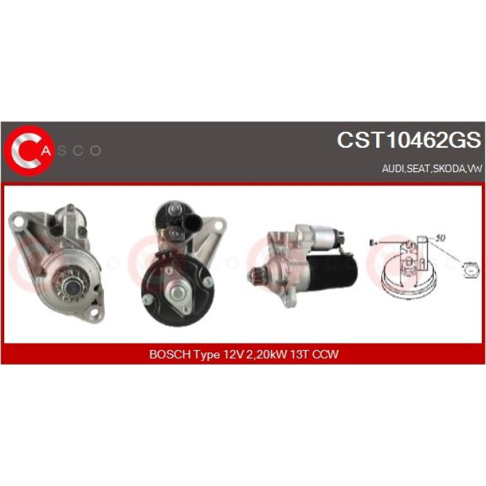 CASCO Anlasser CST10462GS CASCO Anlasser CST10462GS