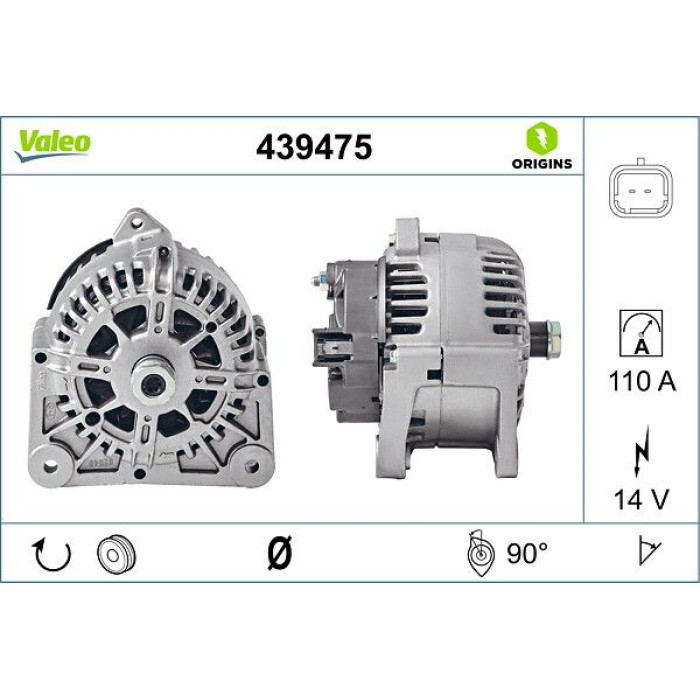 439475 Valeo Lichtmaschine 439475 439475 Valeo Lichtmaschine 439475