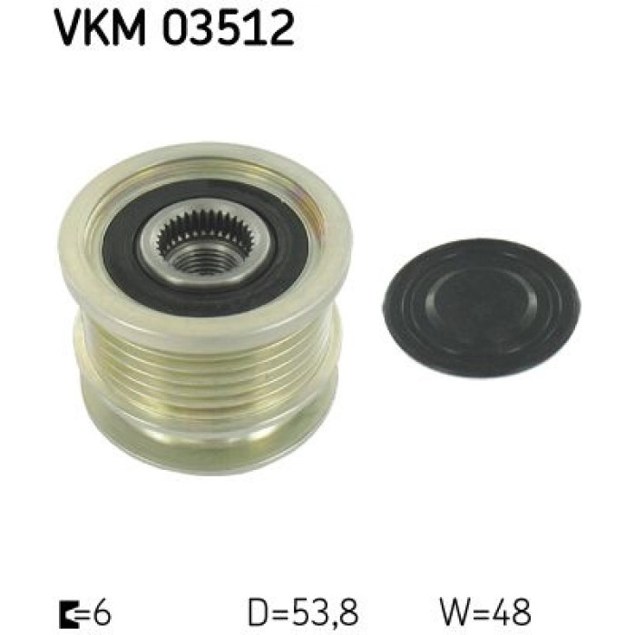 VKM 03512 SKF Generatorfreilauf 03512 VKM 03512 SKF Generatorfreilauf 03512
