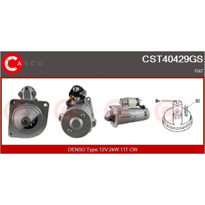 CASCO Anlasser CST40429GS CASCO Anlasser CST40429GS