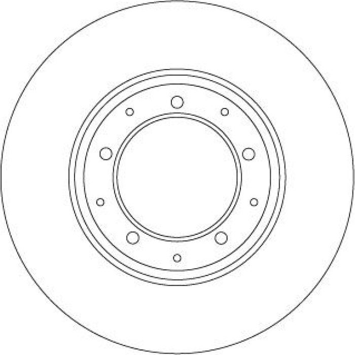 TRW Bremsscheibe DF6905 TRW Bremsscheibe DF6905