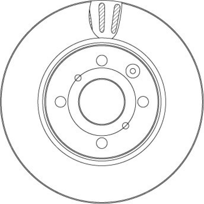TRW Bremsscheibe Toyota Aygo DF4469 TRW Bremsscheibe Toyota Aygo DF4469