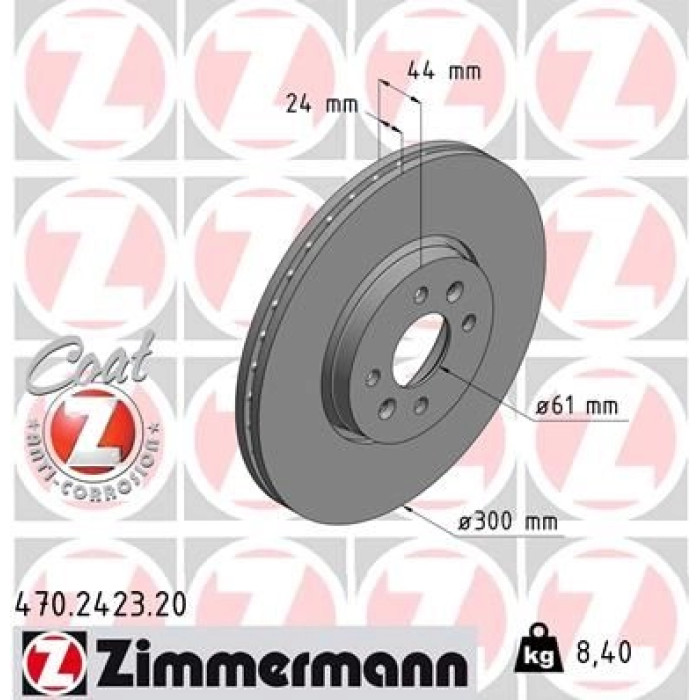 Zimmermann Bremsscheibe 470.2423.20 Zimmermann Bremsscheibe 470.2423.20