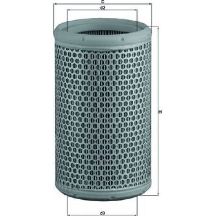 MAHLE Luftfilter LX 290 MAHLE Luftfilter LX 290