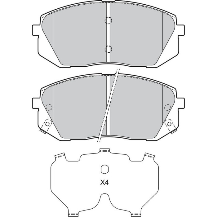 Valeo Bremsbelagsatz 598934