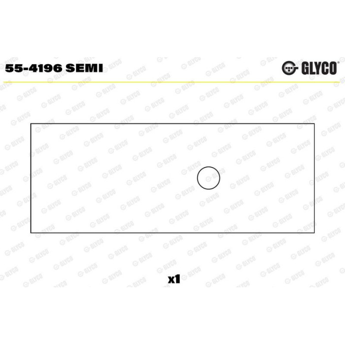 GLYCO Lagerbuchse, Pleuel 55-4196 SEMI GLYCO Lagerbuchse, Pleuel 55-4196 SEMI