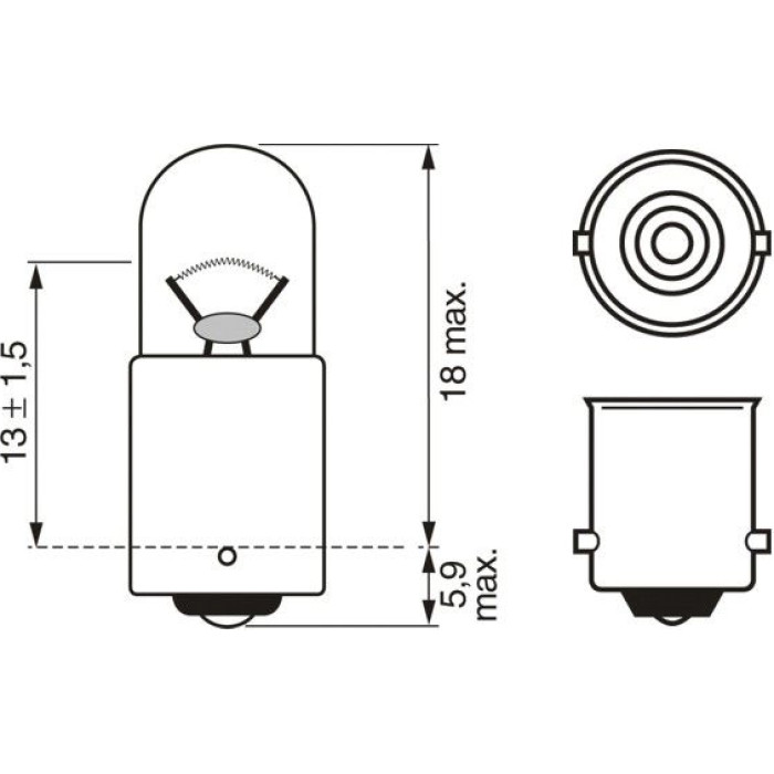 1987302508 Bosch 24V 2V TRUCK LIGHT BA9s 1987302508 1987302508 Bosch 24V 2V TRUCK LIGHT BA9s 1987302508