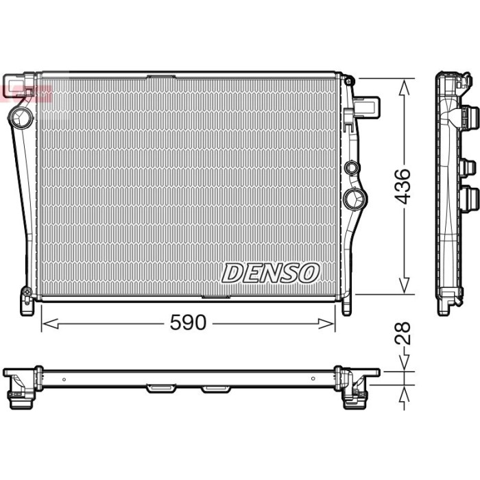 Denso Motorkühler DRM17105 Denso Motorkühler DRM17105