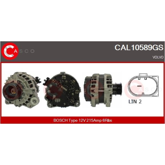 CASCO Generator CAL10589GS CASCO Generator CAL10589GS