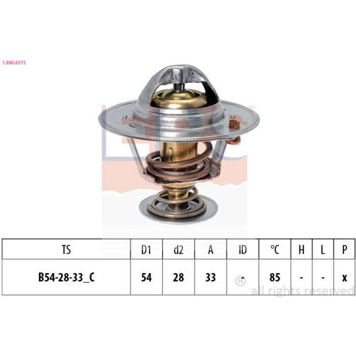 EPS Thermostat 1.880.837S EPS Thermostat 1.880.837S