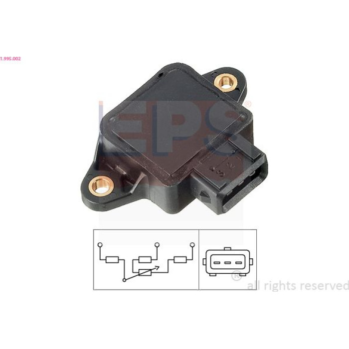 EPS Sensor, Drosselklappenstellung 1.995.002 EPS Sensor, Drosselklappenstellung 1.995.002