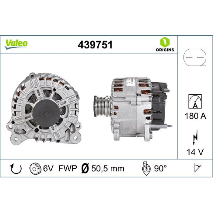 Valeo Lichtmaschine 439751 Valeo Lichtmaschine 439751