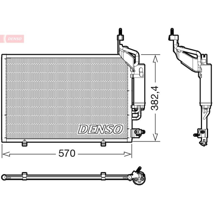 Denso Klimakondensator DCN10050 Denso Klimakondensator DCN10050